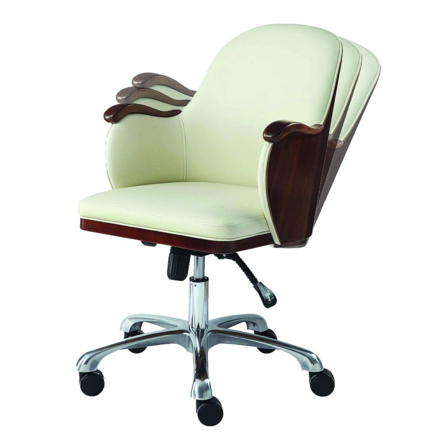 Curve San Fransisco Faux Leather Seat Office Chair